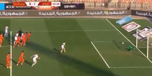 كأس مصر: السيد الصاوي حارس أبو قير للأسمدة يتصدى لركلة جزاء أمام أحمد سيد زيزو في الدقيقة 41 - شبكة أطلس سبورت