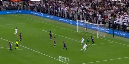 شاهد.. هدف مبابي الأول لـ ريال مدريد ضد برشلونة بالسوبر الإسباني - شبكة أطلس سبورت