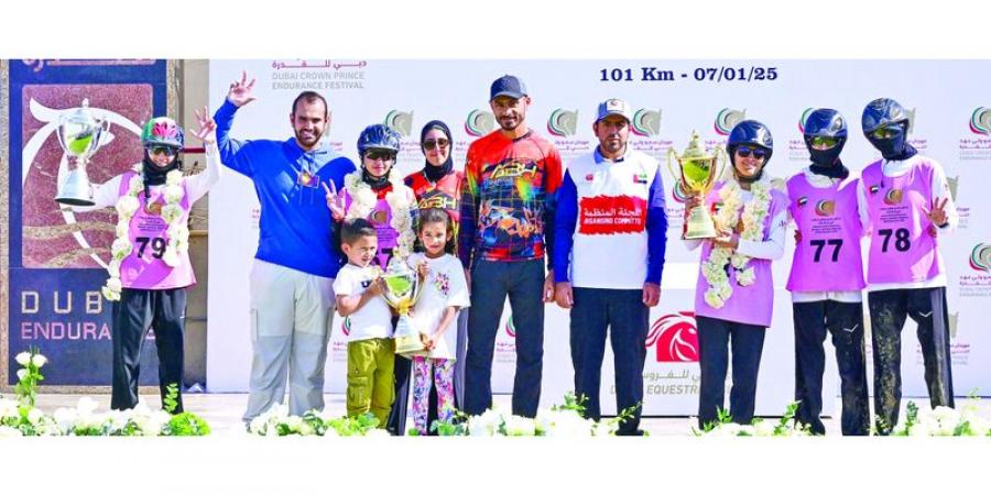 الأرجنتينية ميلينا تفوز بسباق السيدات في مهرجان ولي عهد دبي للقدرة - شبكة أطلس سبورت