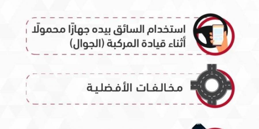 المرور السعودي: استخدام الجوال يتصدّر مسببات الحوادث المرورية يمنطقة جازان - شبكة أطلس سبورت