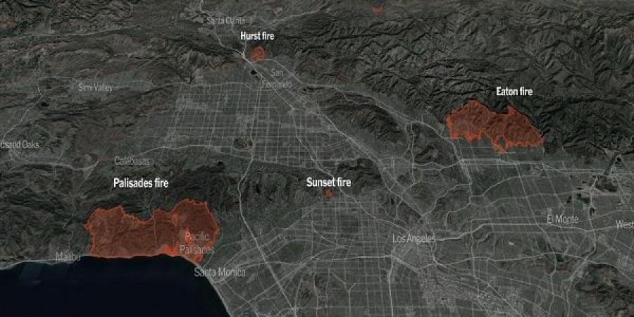 ارتفاع عدد قتلى حرائق الغابات في لوس أنجلوس إلى 10 أشخاص - شبكة أطلس سبورت