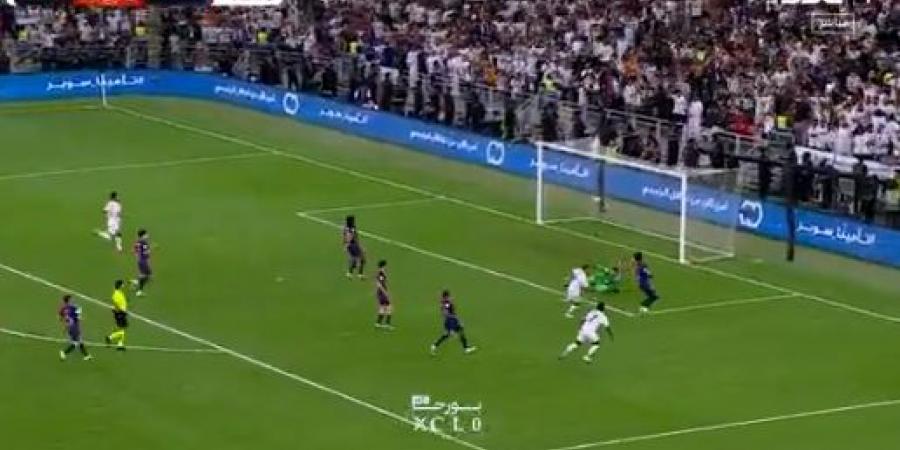 شاهد.. هدف مبابي الأول لـ ريال مدريد ضد برشلونة بالسوبر الإسباني - شبكة أطلس سبورت