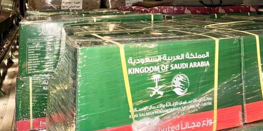 مغادرة الطائرة السعودية الإغاثية الـ 10 إلى سوريا على متنها 28 طناً من المساعدات